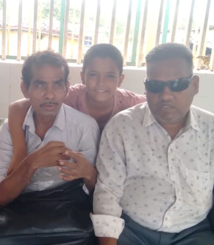 Help 110 blind families