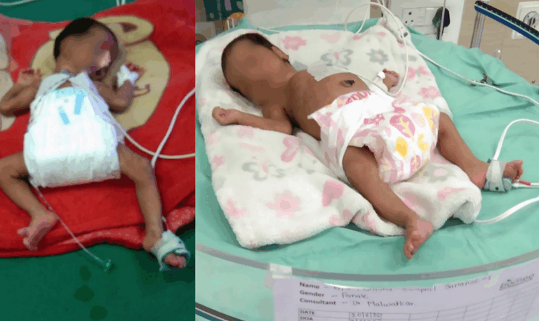 Twins of Mrs. Manisha Sananse