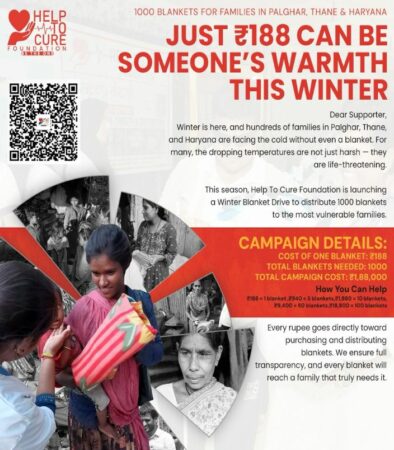 Winter Blanket Drive for Needy Families