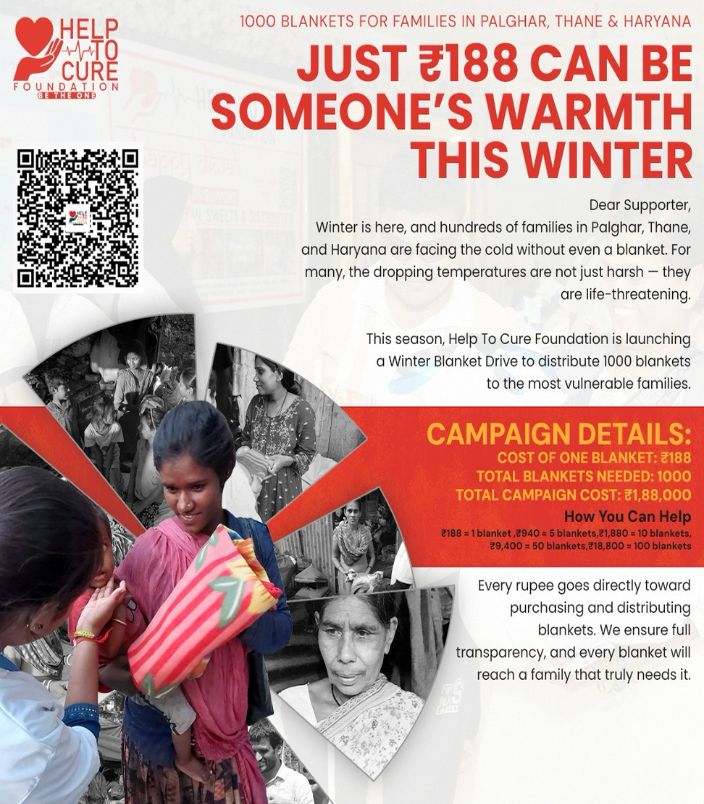 Winter Blanket Drive for Needy Families
